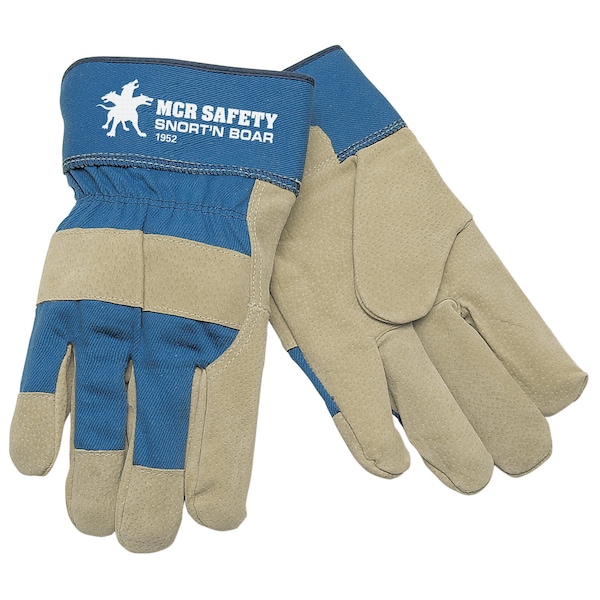 Mcr Safety Gloves, PREM SPLIT PIG L/P XS, 12PK 1952XS - main